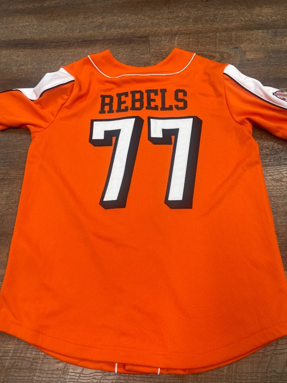 Disney Parks Star Wars Rebel Alliance Baseball Jersey Rebels 77 NWT Medium - Picture 7 of 8